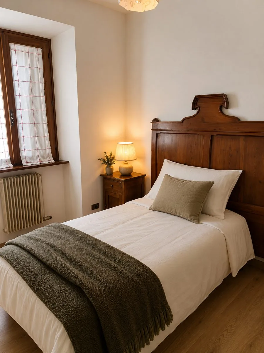 Camera con letto da una piazza e mezza a Casa Piantù